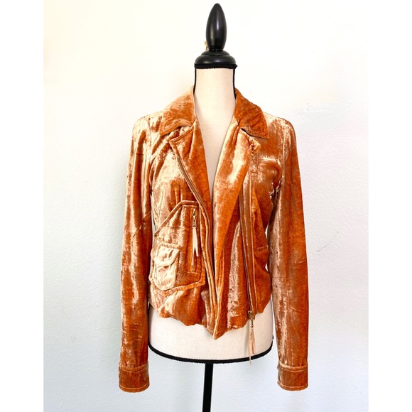 Louis Vuitton Jackets & Blazers - Louis Vuitton crushed velvet moto jacket
